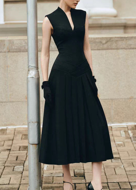 Dandi Sleeveless Pleated Midi Dress