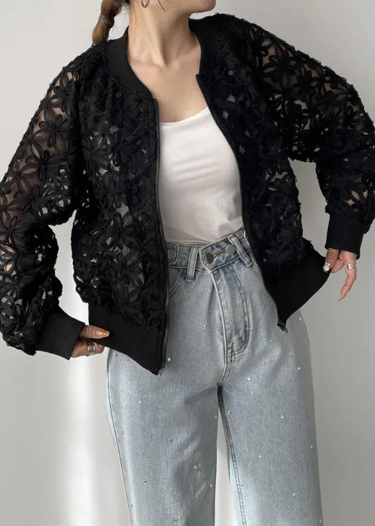 Fabricius Flower Cutout Jacket