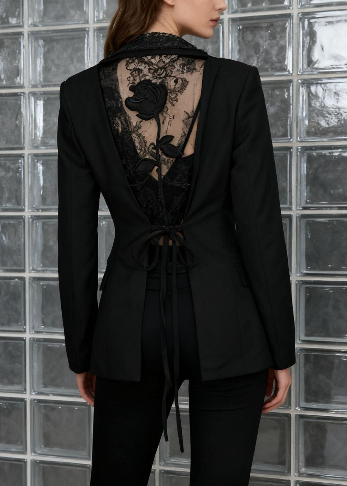 Dismas Lace Floral Blazer