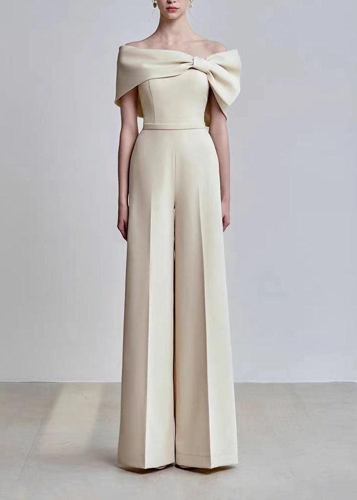 Elisheba Bow Off Shoulder Jumpsuit