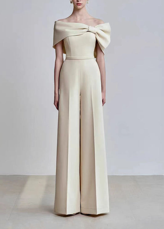 Elisheba Bow Off Shoulder Jumpsuit
