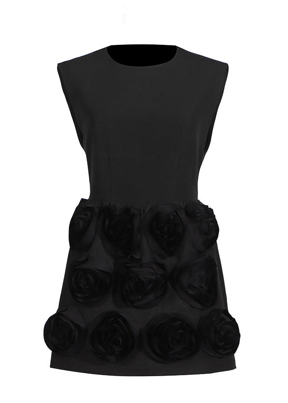 Efstathios Flower Backless Mini Dress