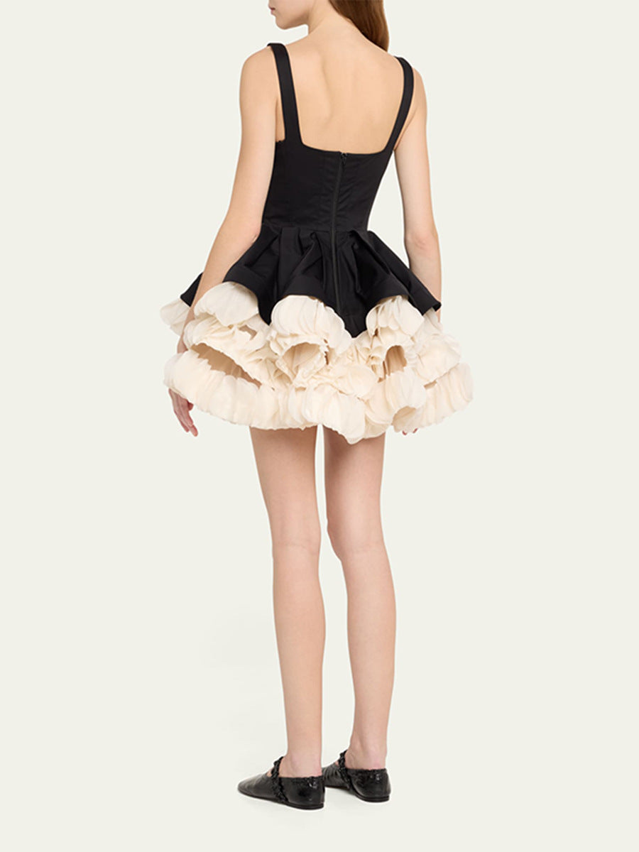 Zain Sleeveless Puffy Mini Dress