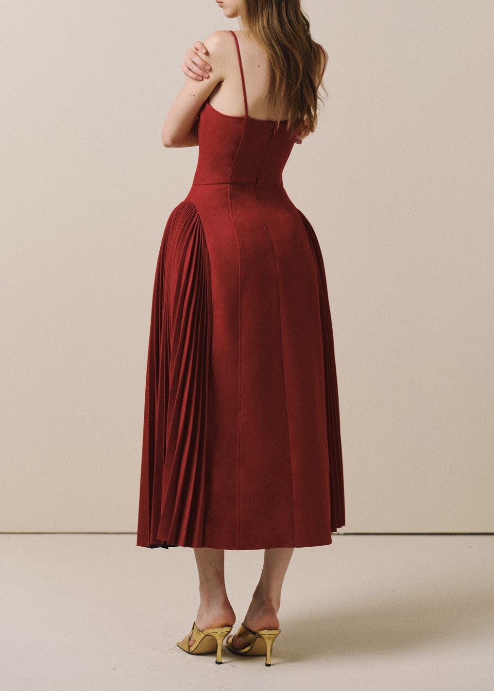 Yadon Shawl Ruch Deconstruct Maxi Dress
