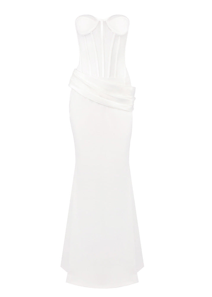 Christie Strapless Corset Maxi Dress