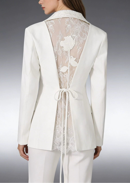 Anouk Floral Lace Blazer