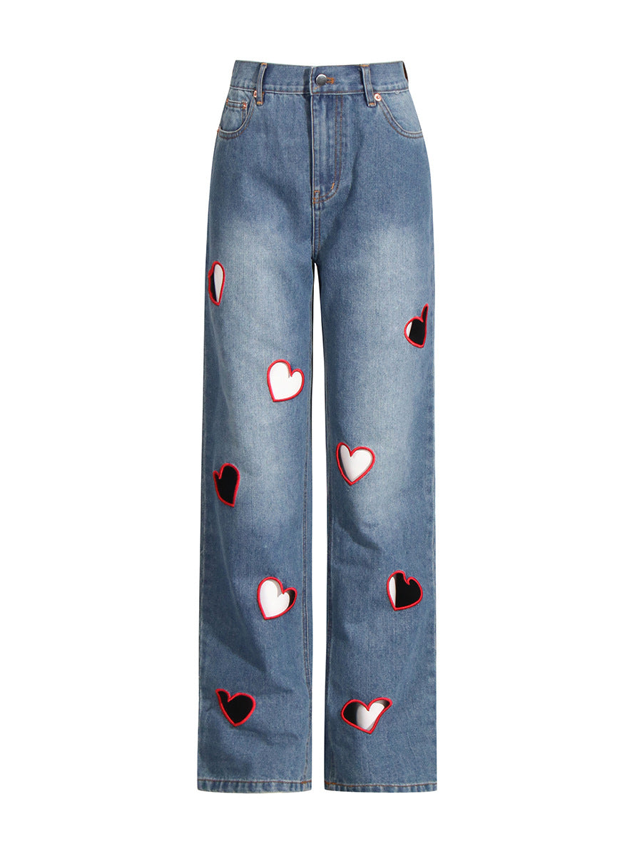 Hollis Love Cutout Jeans
