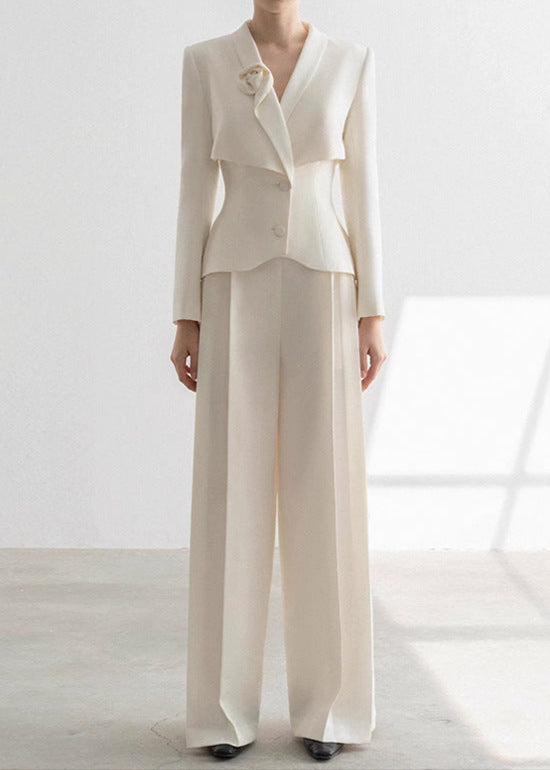 lilia Flower Deconstruct Pants Set