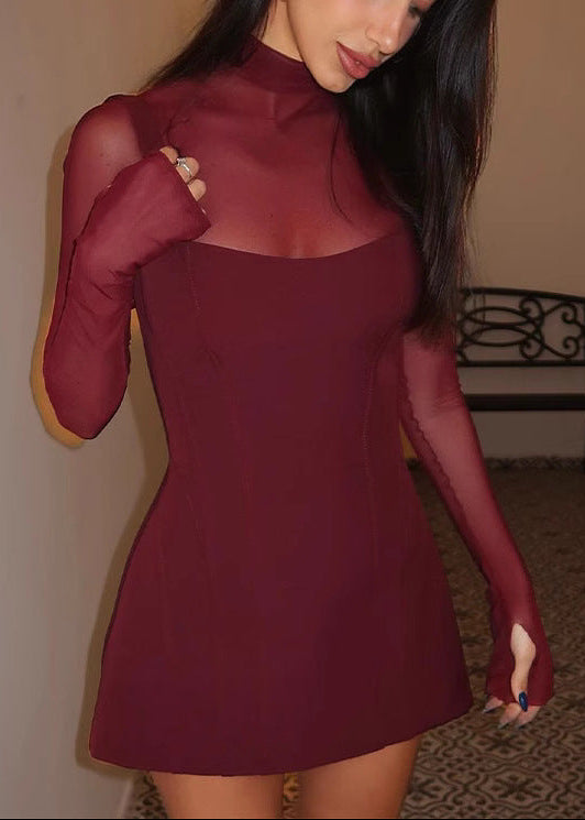 Diethelm Long Sleeve Mini Dress