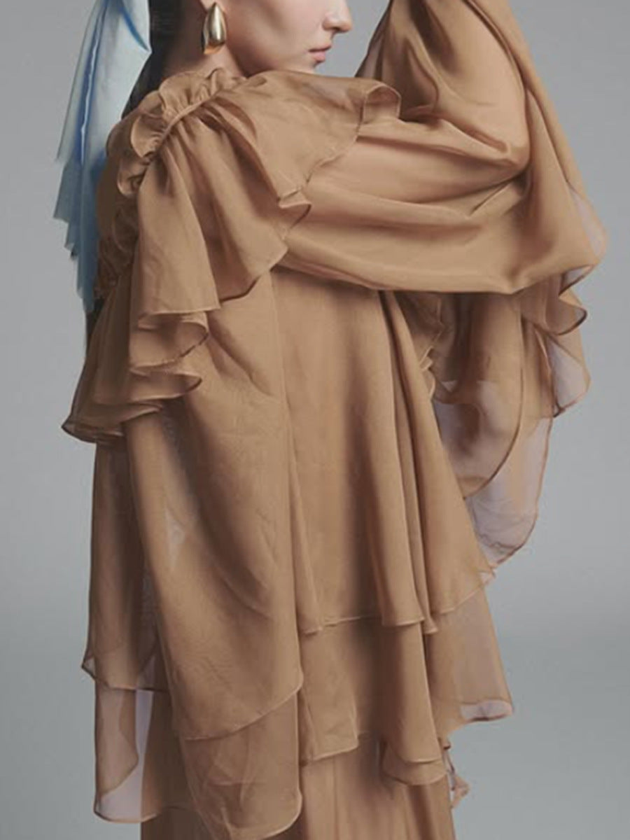 Cajsa Ruffle Fringe Top