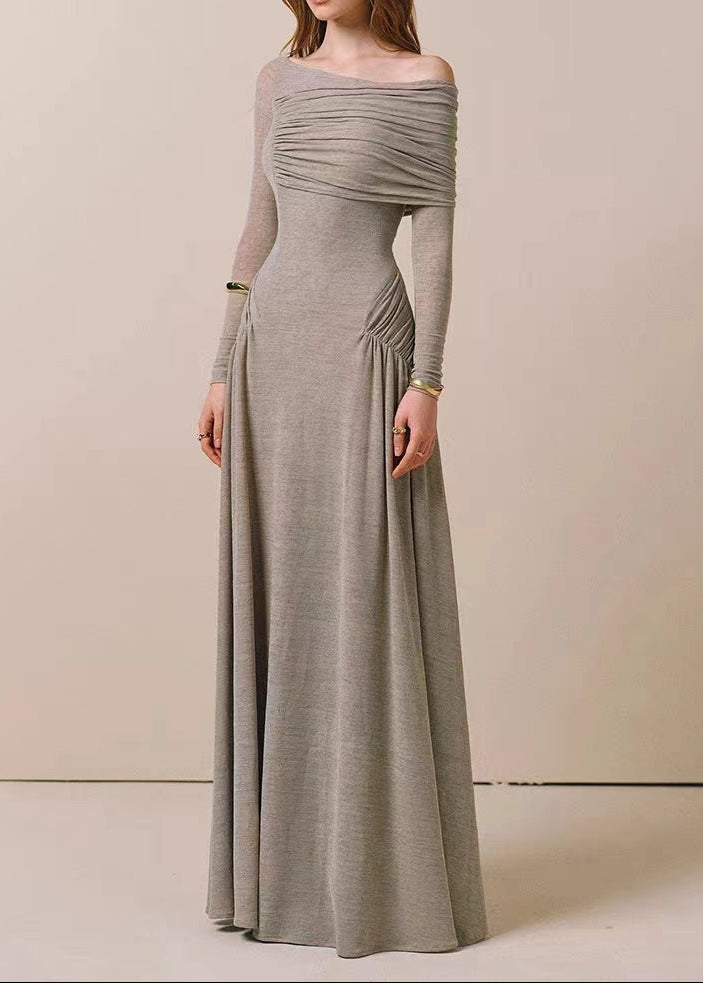Candelario Ruch Asymmetric Maxi Dress