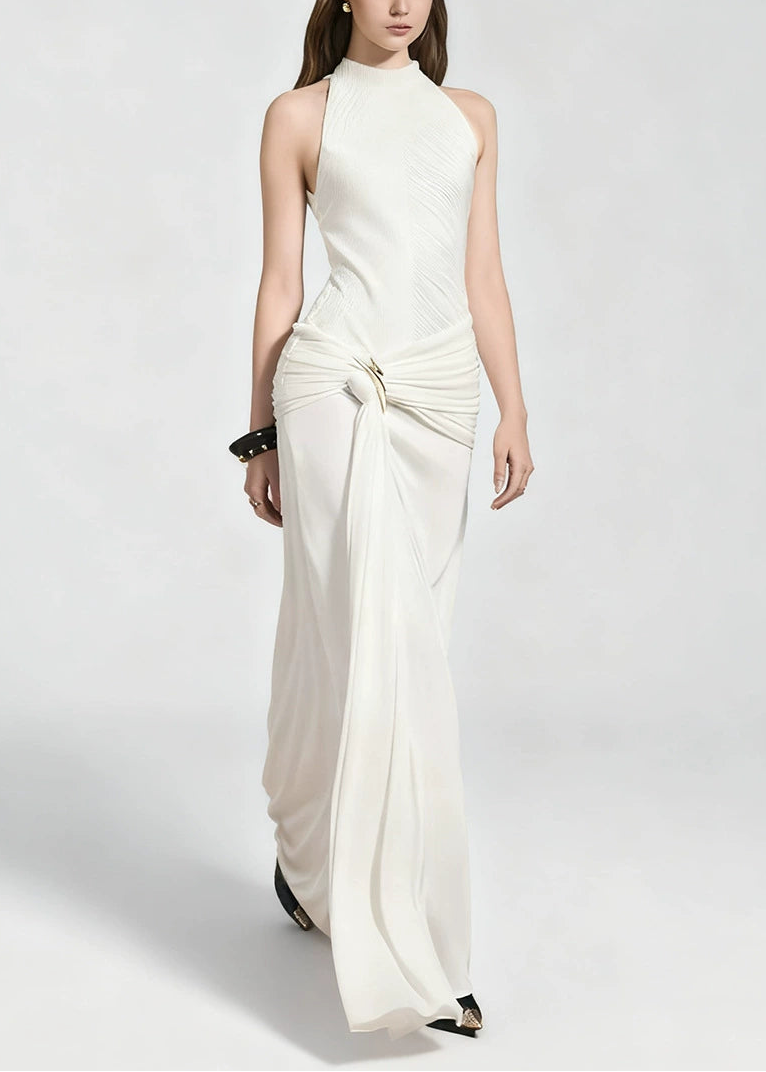 Djhan Ruch Fringe Maxi Dress