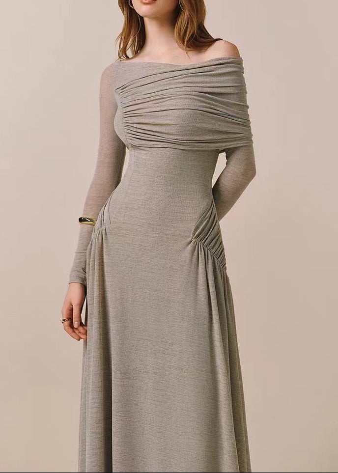 Candelario Ruch Asymmetric Maxi Dress