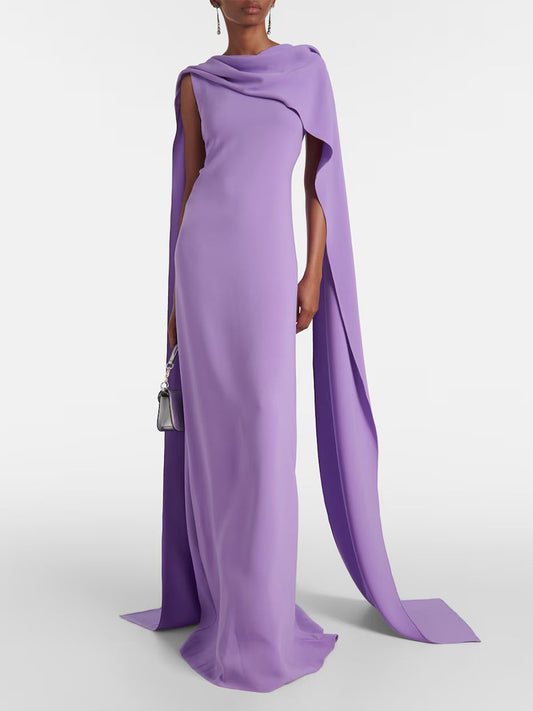 Candido Shawl Sleeveless Maxi Dress