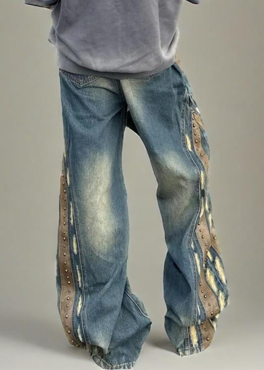 Anund Studded Deconstruct Jeans