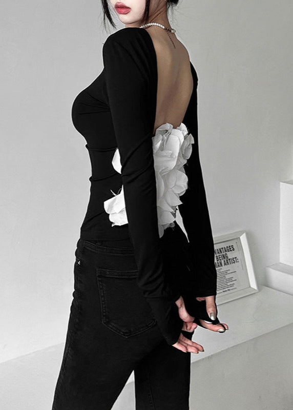 Pari Circle Long Sleeve Top