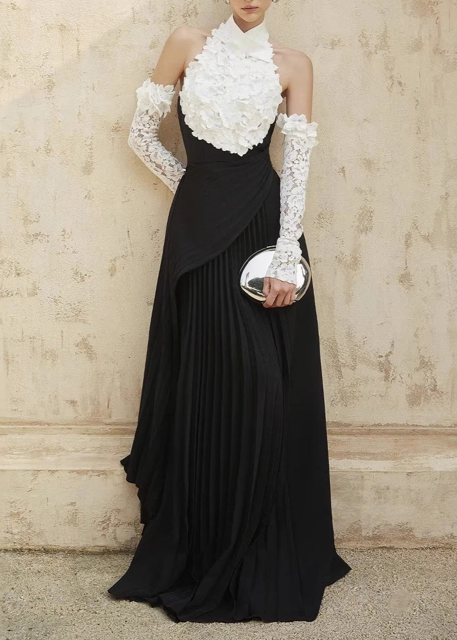 Drahoslava Flower Ruch Maxi Dress