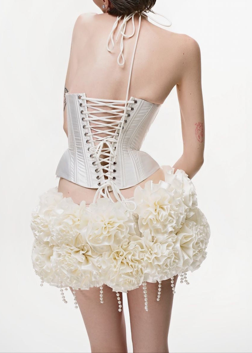 Arduin Flower Ring Corset Skirt Set