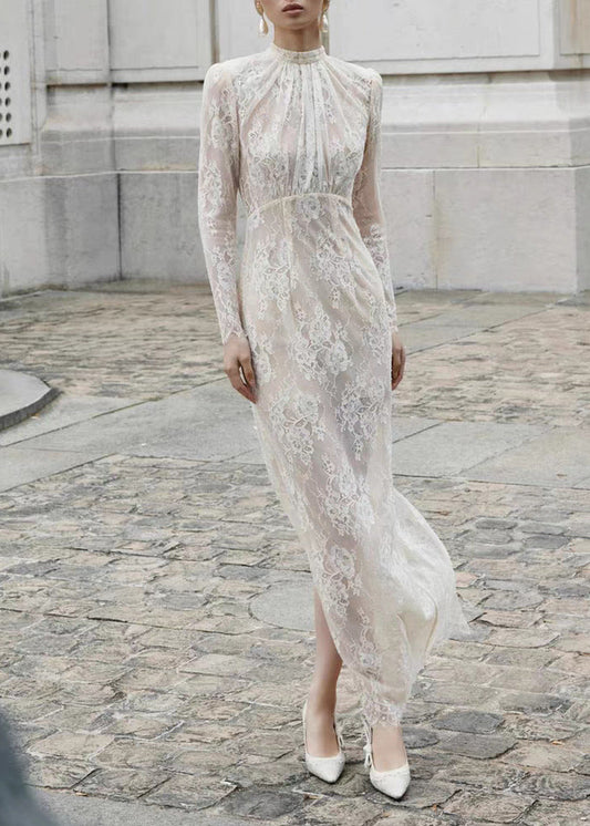 Elizaveta Long Sleeve Lace Maxi Dress