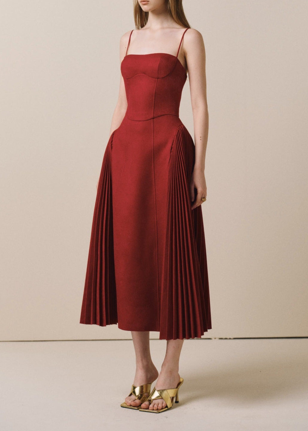 Yadon Shawl Ruch Deconstruct Maxi Dress