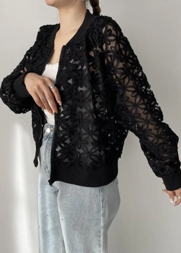Fabricius Flower Cutout Jacket