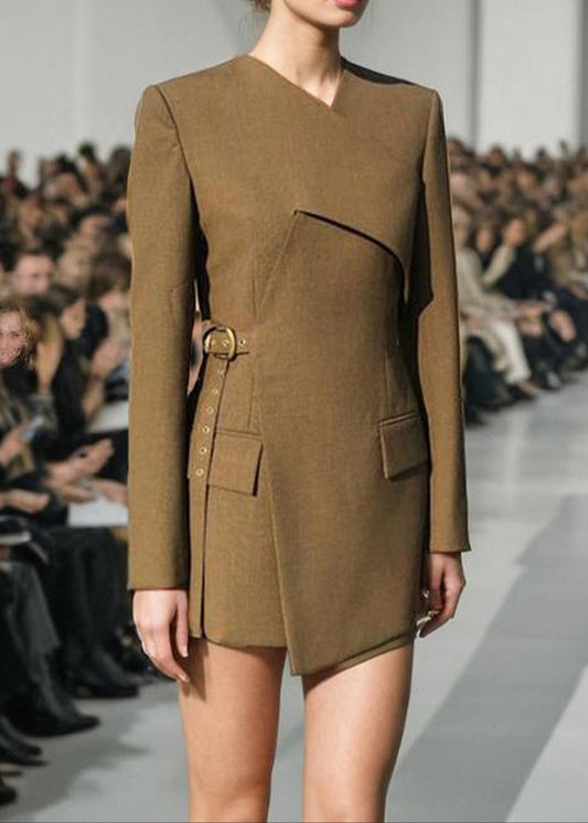 Kriti Cross Buckle Blazer