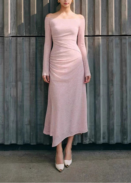 Dirkje Off Shoulder Bodycon Maxi Dress