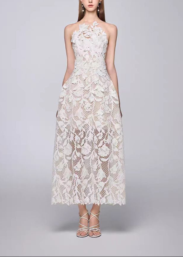 Dipika Lace Floral Maxi Dress