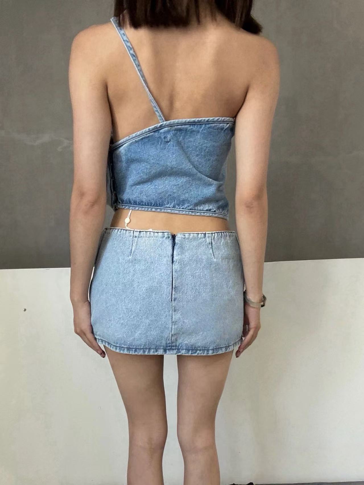 Caio One Shouder Flower Top