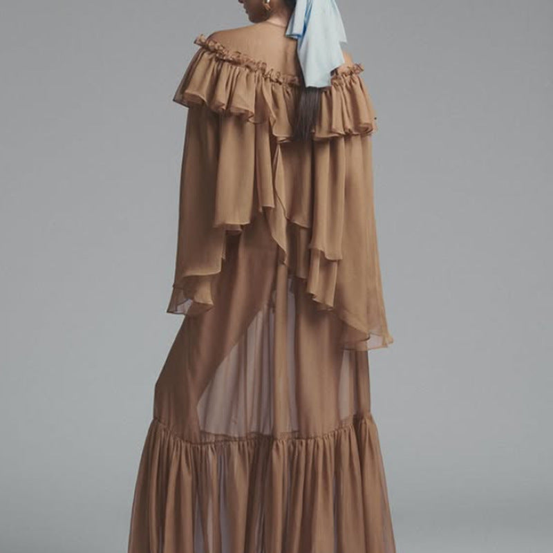 Cajsa Ruffle Fringe Top