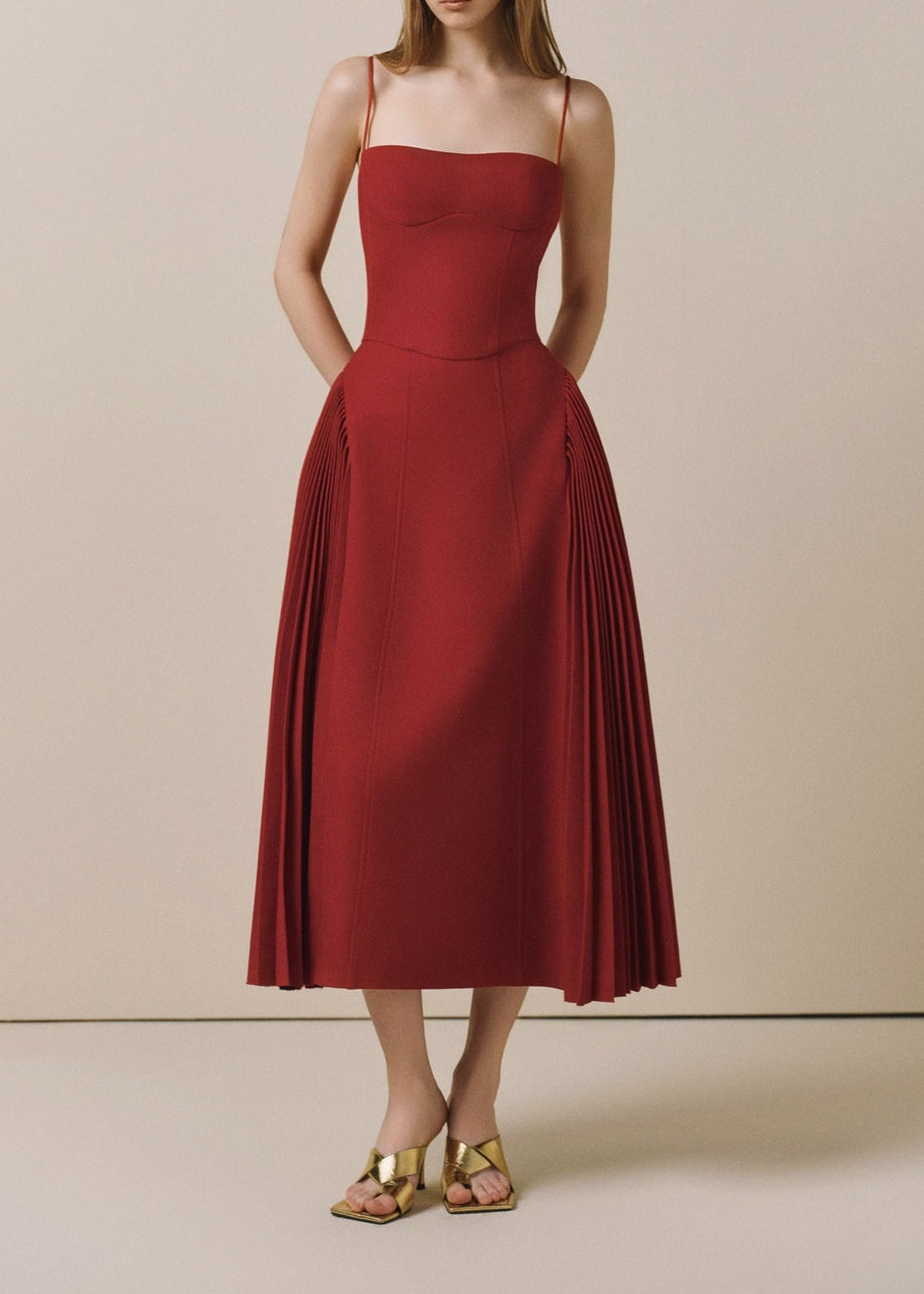 Yadon Shawl Ruch Deconstruct Maxi Dress