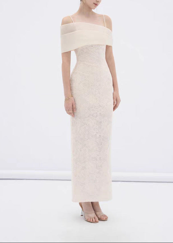 Denzil Off Shoulder Lace Maxi Dress