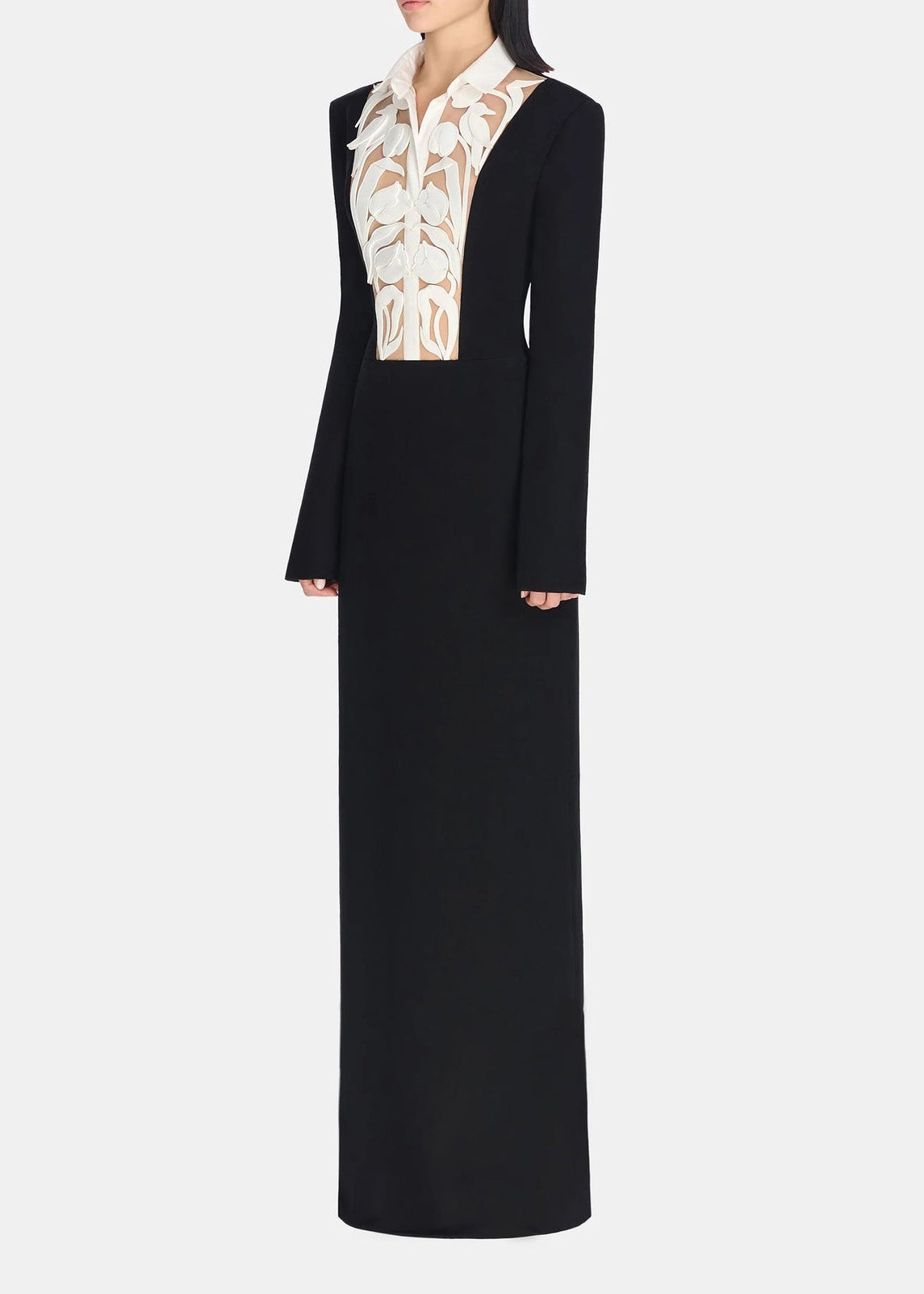 Blagoy Flower Cutout Maxi Dress