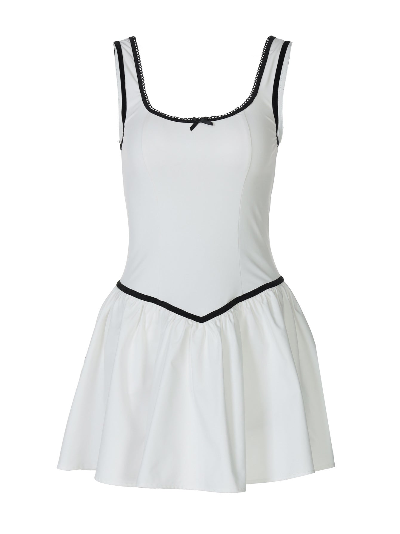 Caligula Sleeveless Ruch Mini Dress