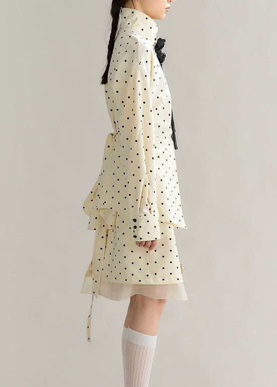 Domagoj Dot Flower Skirt Set