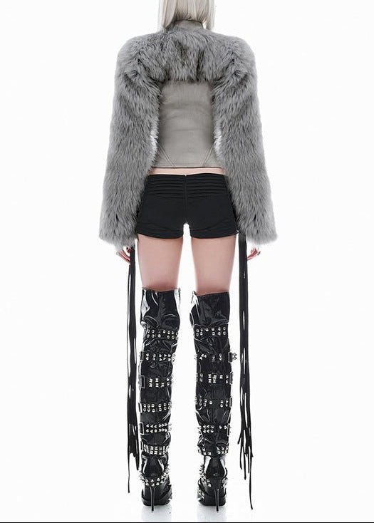 Donnacha Deconstruct Faux Fur Jacket