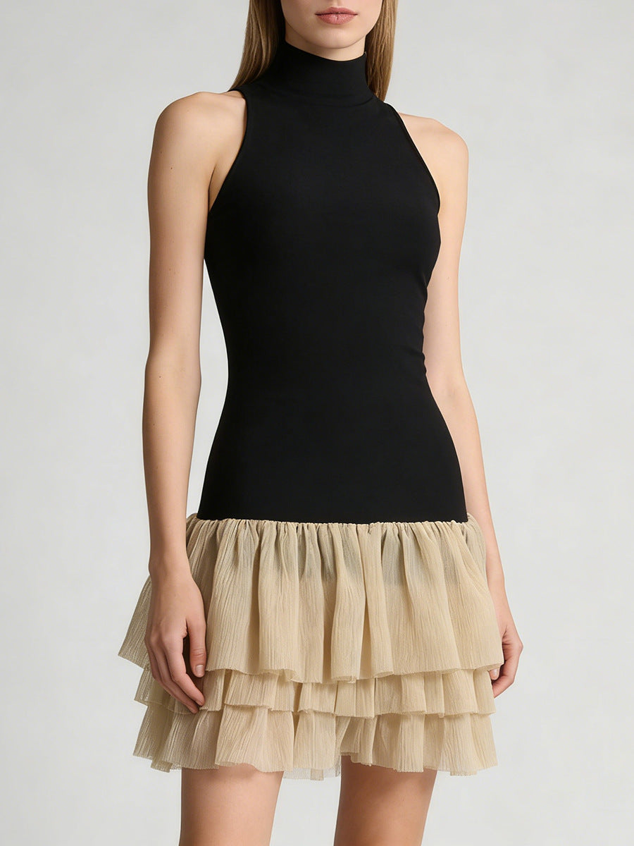 Fahimeh Tank Top Ruffle Mini Dress