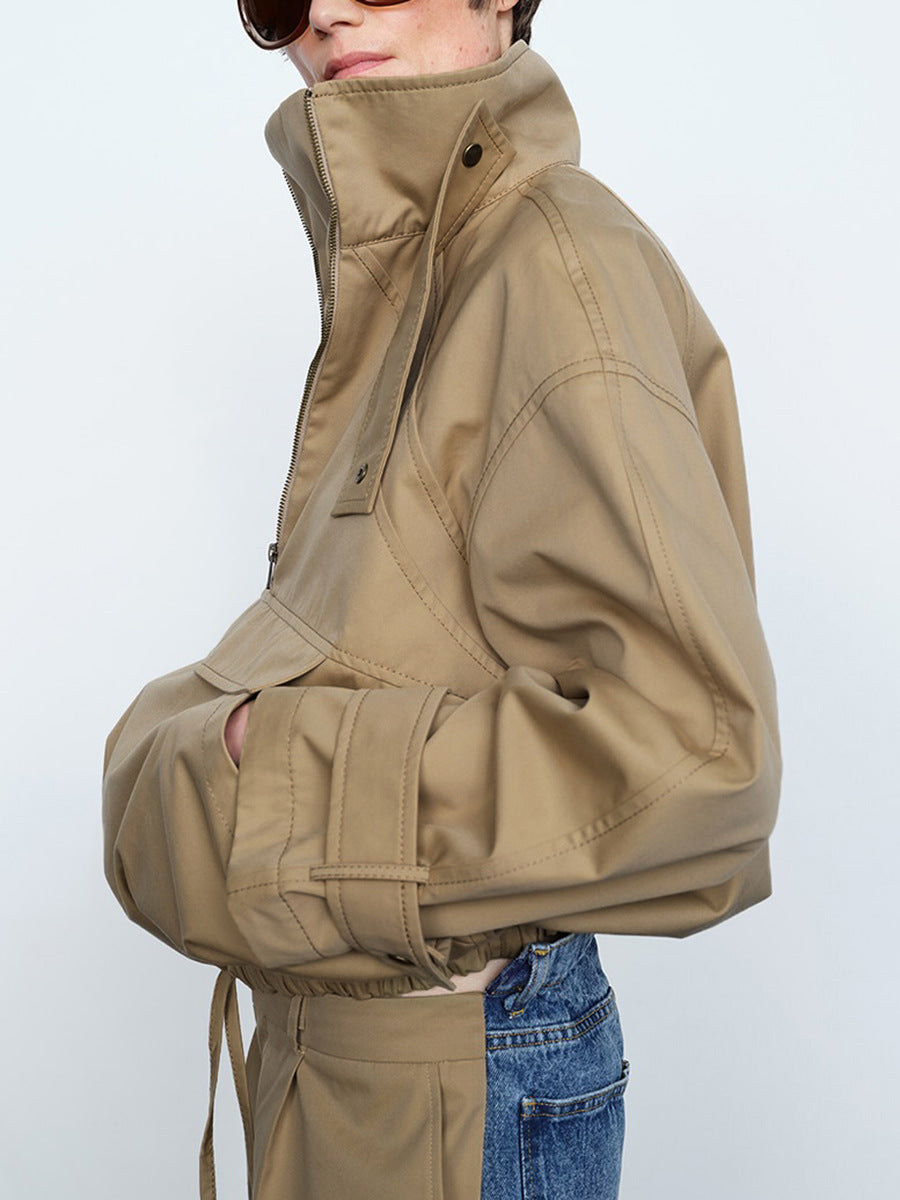 Dobromila Funnel Neck Deconstruct Top