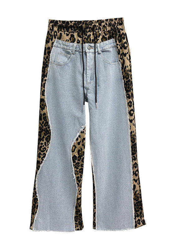 Blaanid Deconstruct Leopard Jeans