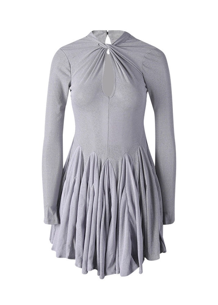 Edita Ruffle Twist Mini Dress