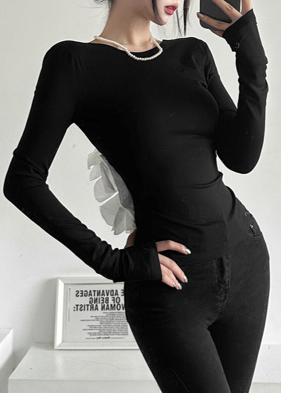 Pari Circle Long Sleeve Top