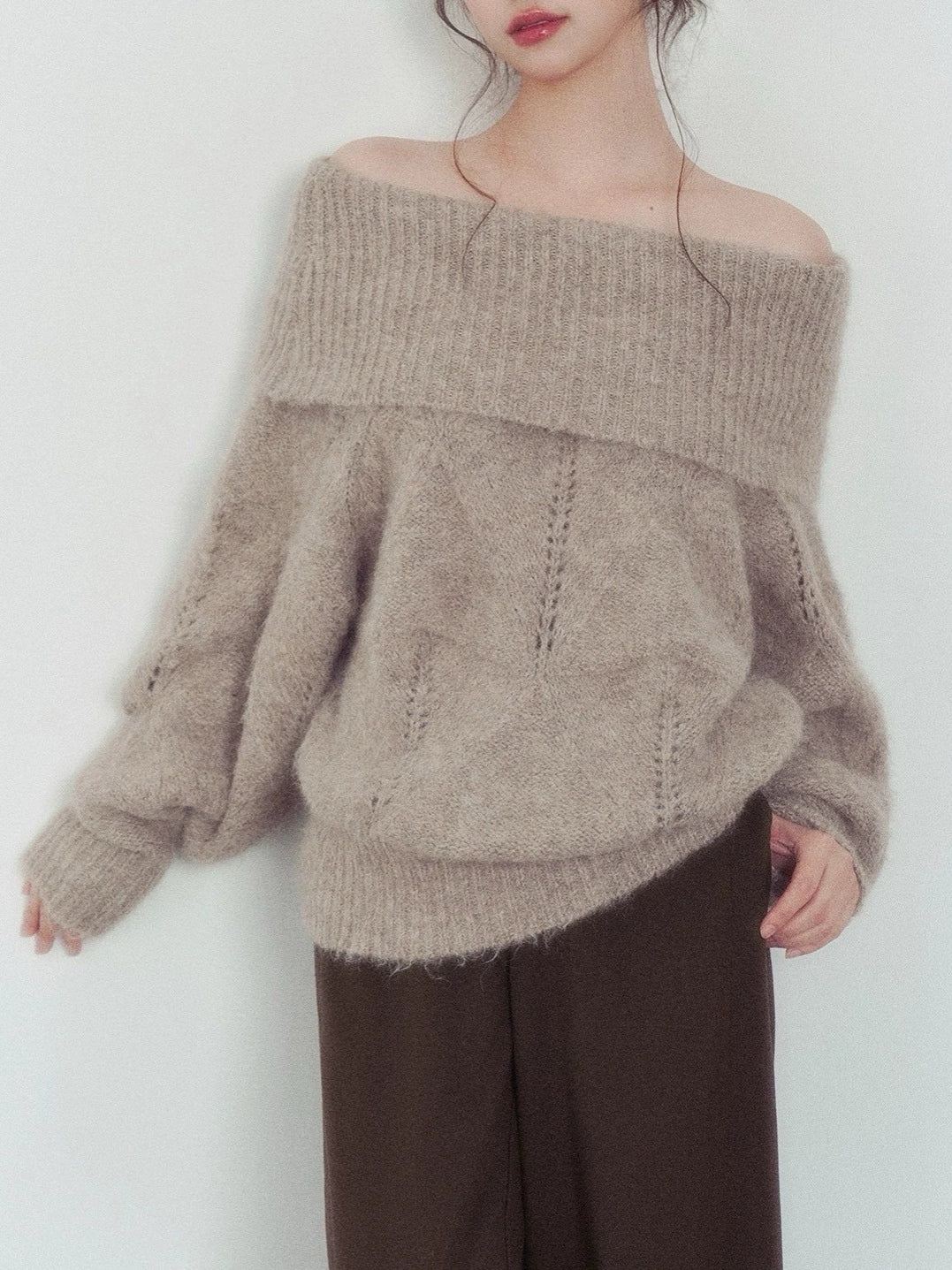 Falk Off Shoulder Knit Top