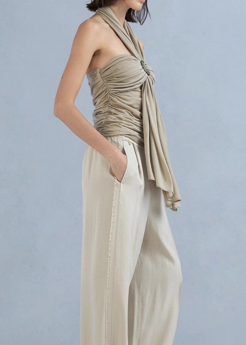 Waldo Ruch Halter Neck Top