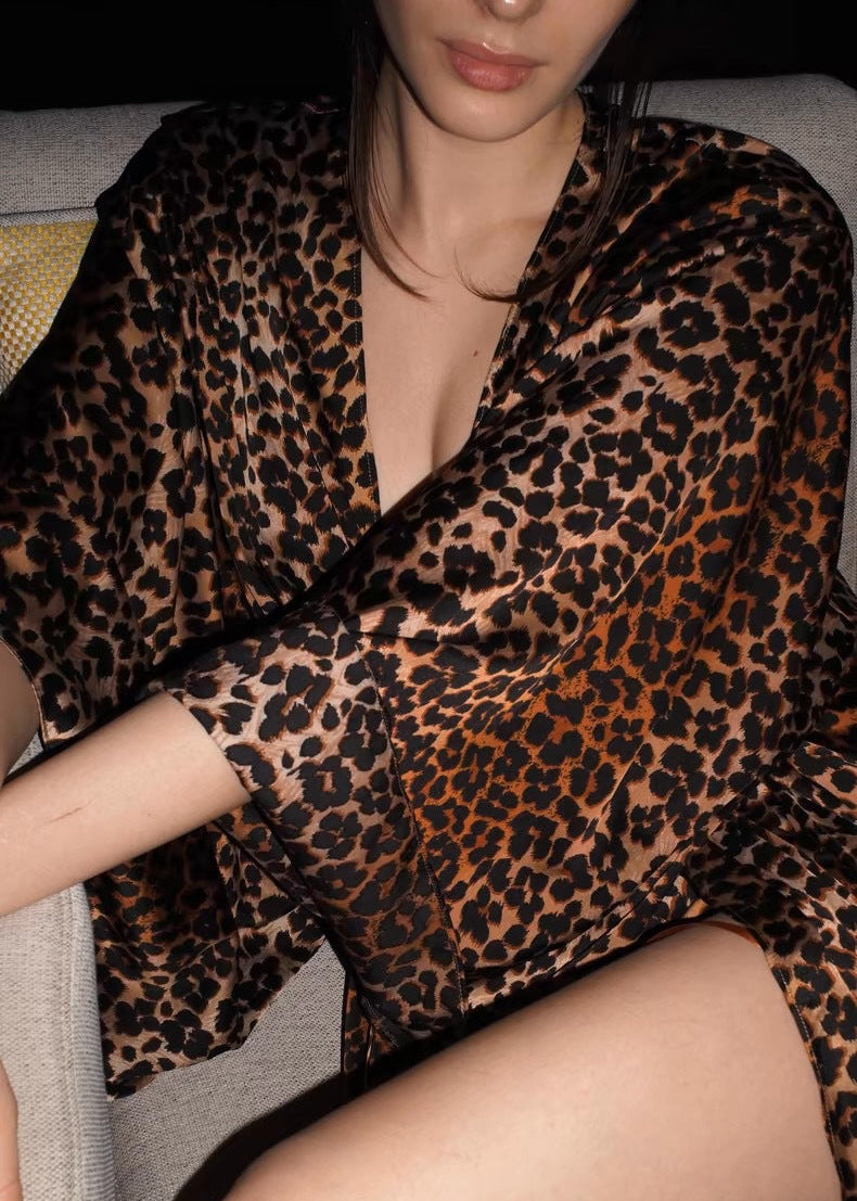 Deidra Leopard Three Piece Pants Set