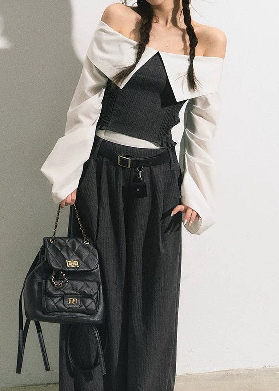 Desideria Off Shoulder Bodycon Pants Set