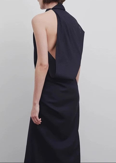 Dado Asymmetric Ruch Maxi Dress