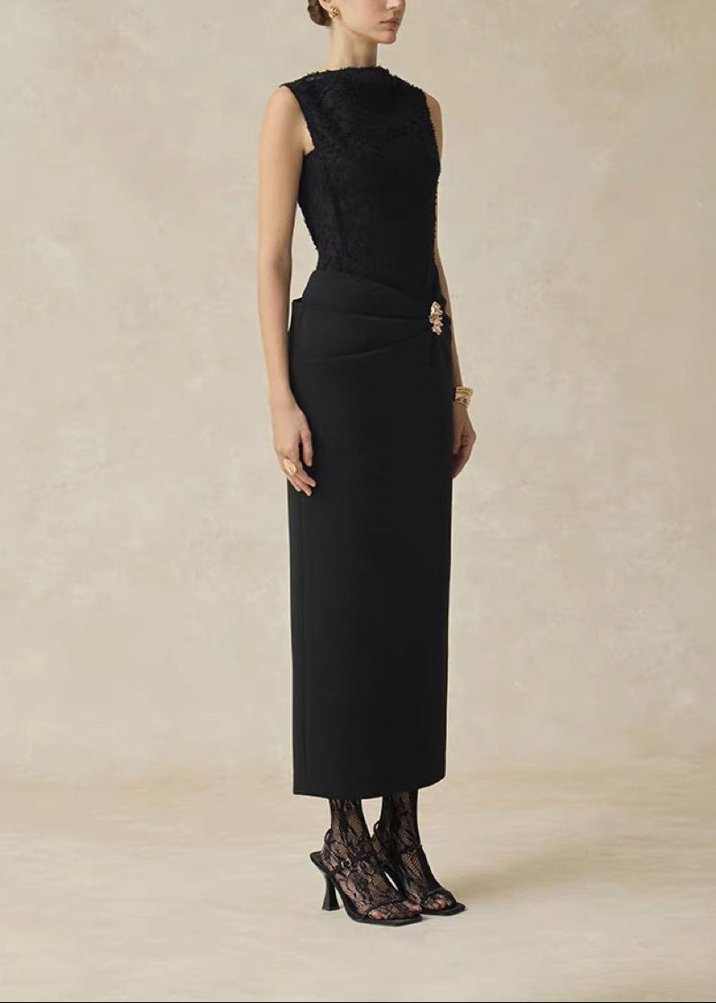 Detlev Sleeveless Deconstruct Maxi Dress