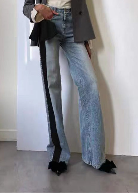 Andarta Bow Deconstruct Jeans In Black