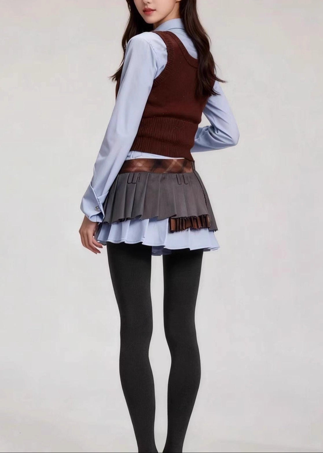 Edlira Deconstruct Knit Skirt Set