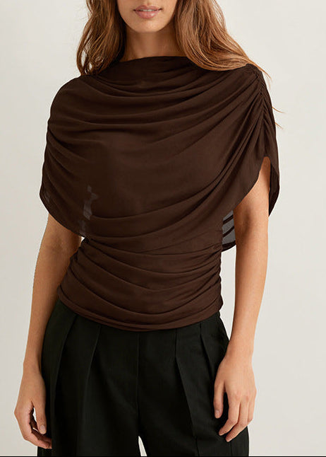 Dennis Shawl Drawstring Top